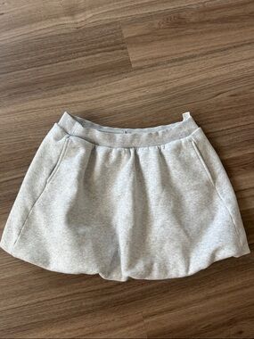 Aerie offline - Light Gray Casual Sweat bubble Skirt